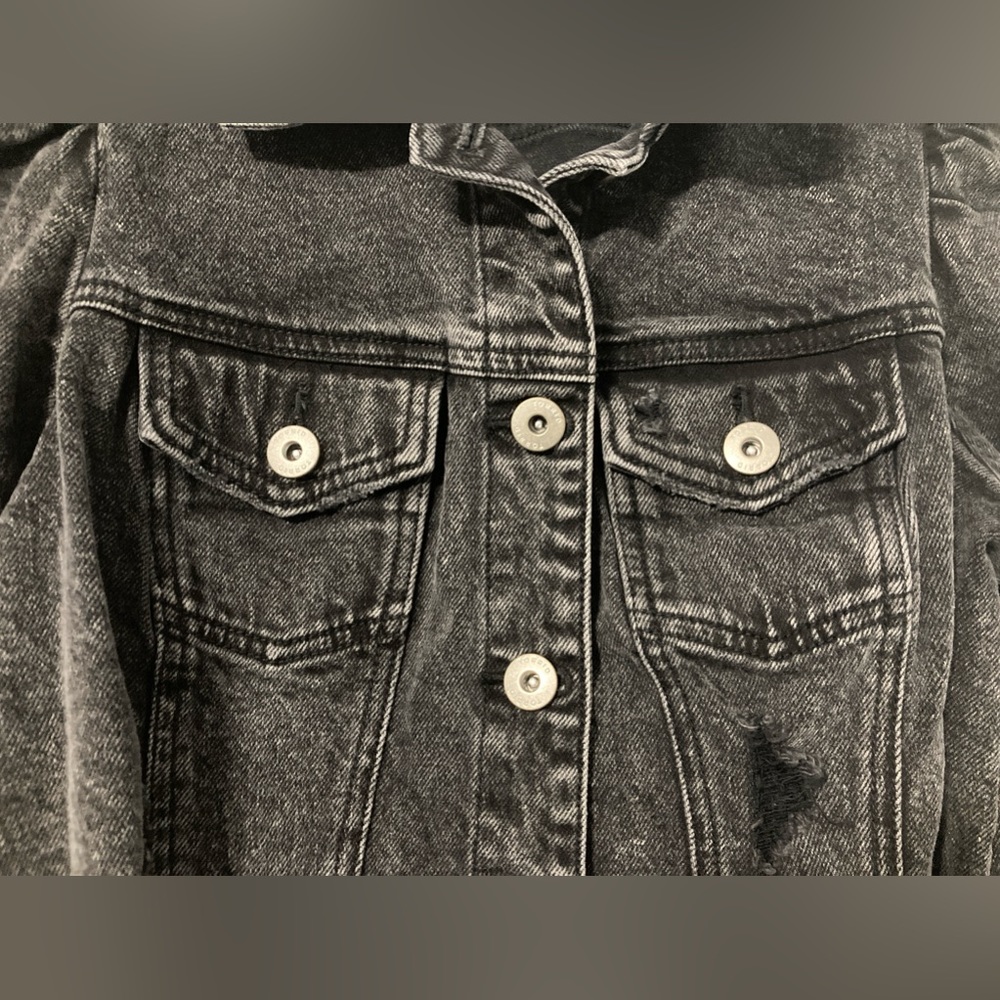 Torrid puff sleeve denim jacket - Picture 8 of 17